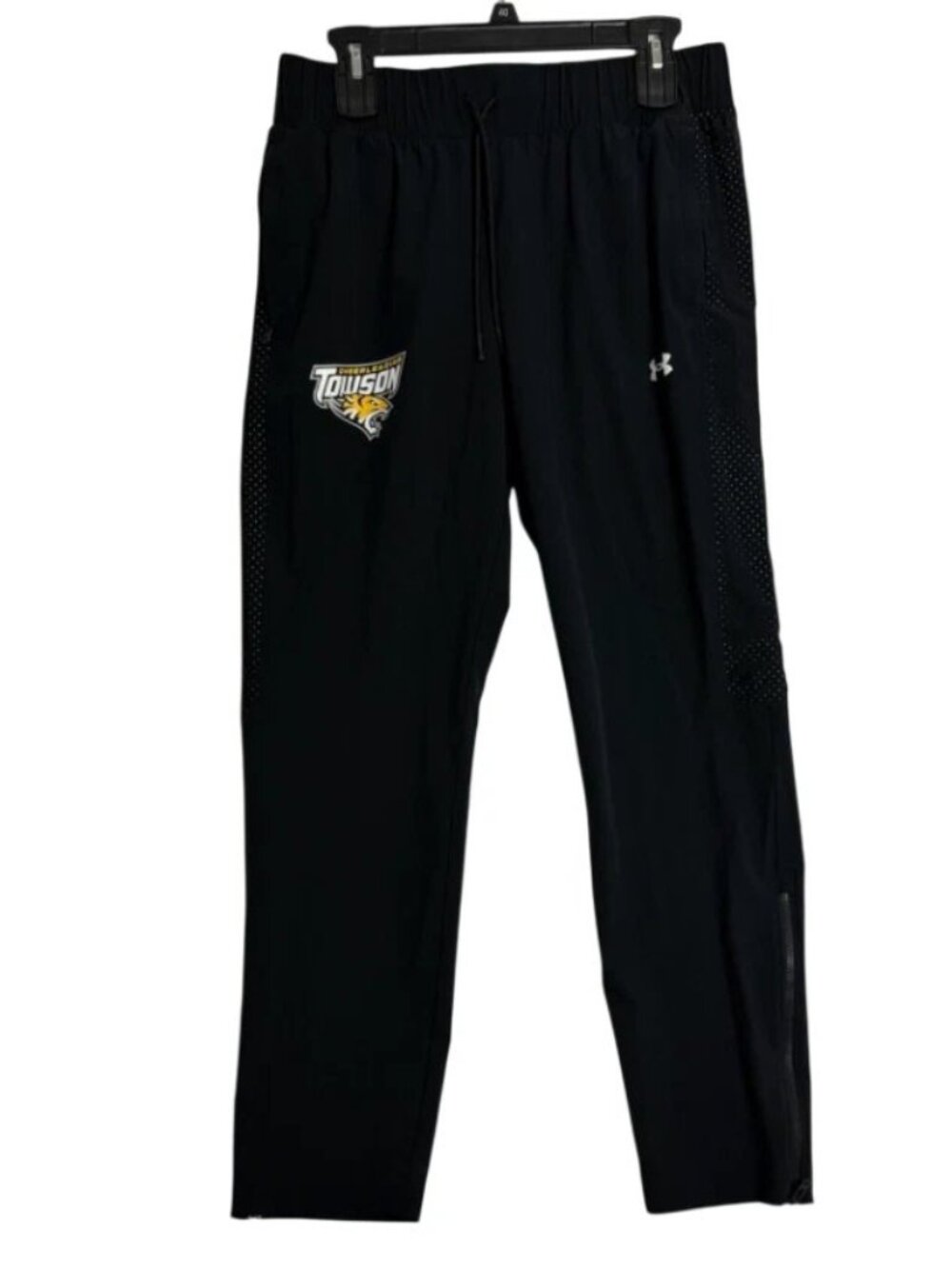 Under Armour Squad 3.0 Warm-Up Water Resistant Womens Black Pants Size Medium